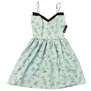 NWT Retro fit-and-flare Rockabilly sundress 1950s space age dress vintage style